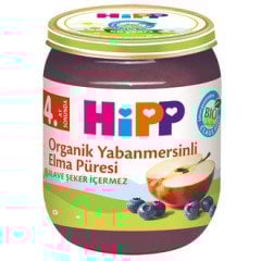 HIPP ORGANIK PÜRE YABANMERSINLI ELMA 125 GR