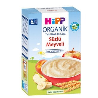 HIPP ORGANIK KASIK SÜTLÜ MEYVELI 250 GR