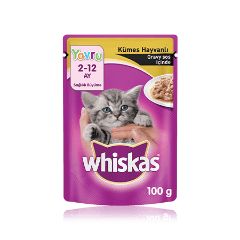 WHİSKAS JEL JUNİOR TAVUKLU 100 GR