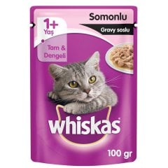 WHİSKAS JEL SOMONLU 100 GR