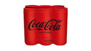 COCA COLA KUTU ZERO 6*250 ML
