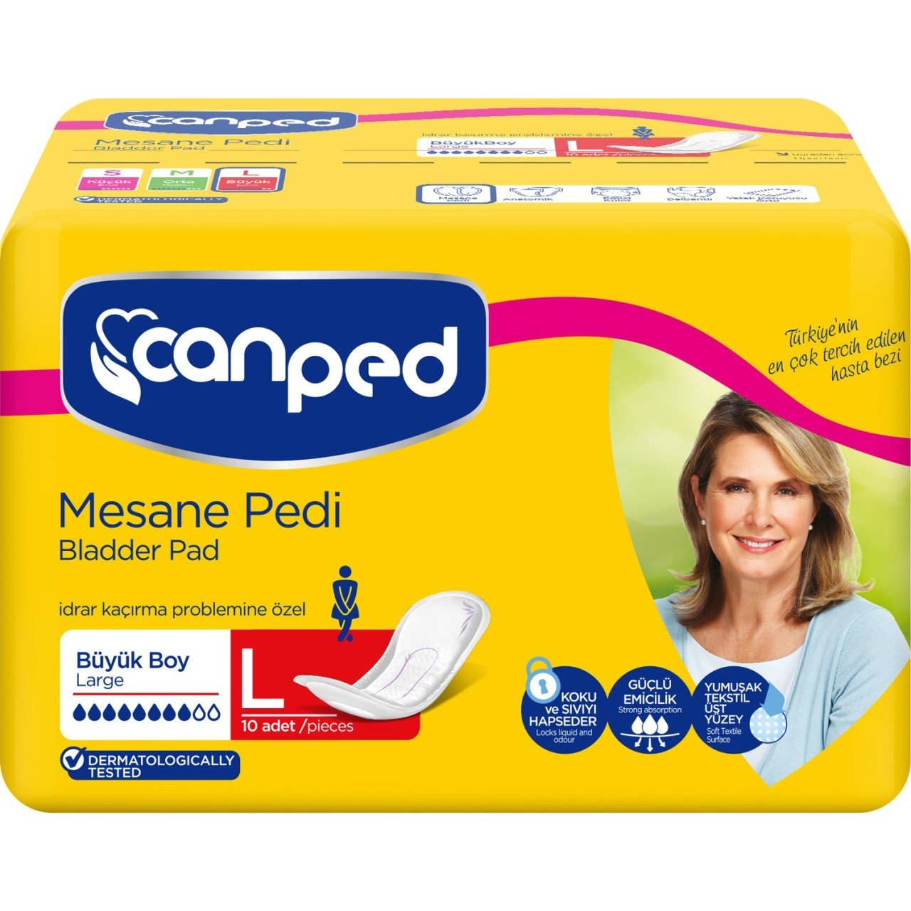 CANPED MESANE PEDİ LARG 10 LU