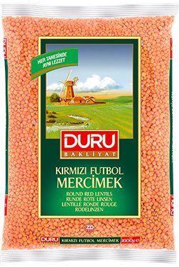 DURU BAKLIYAT KIRMIZI MERCIMEK 1 KG