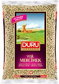 DURU BAKLIYAT YESIL MERCIMEK 1KG.