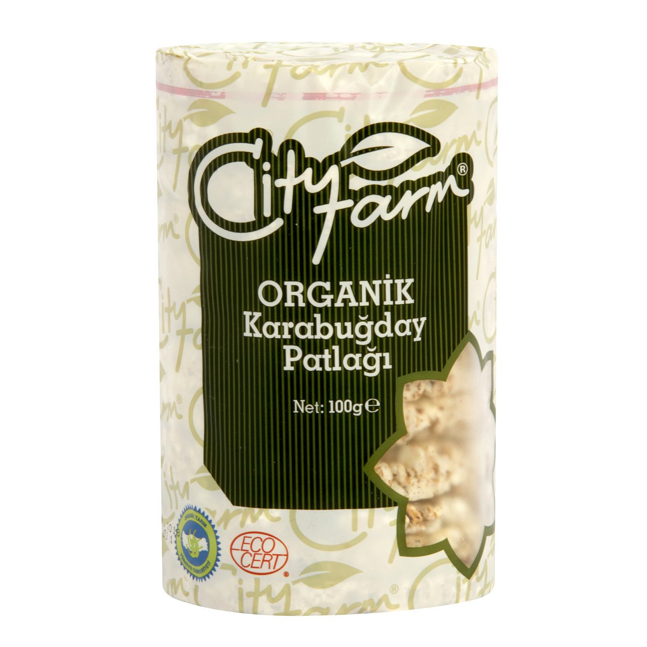 CITY FARM ORGANIK KARABUGDAY PATLAGI 100G