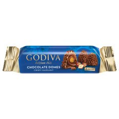 GODIVA DOMES CRISPY HAZELNUT. 30 GR