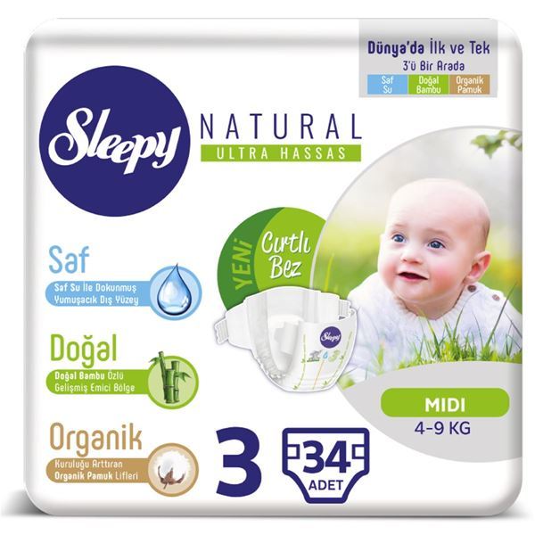 SLEEPY JUMBO BEBEK BEZİ NO:3 34 LÜ