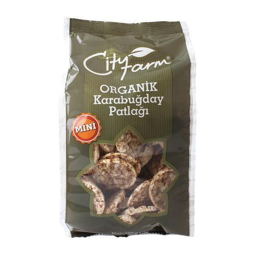 CİTY FARM ORGANİK KARABUĞDAY PATLAĞI 100GR