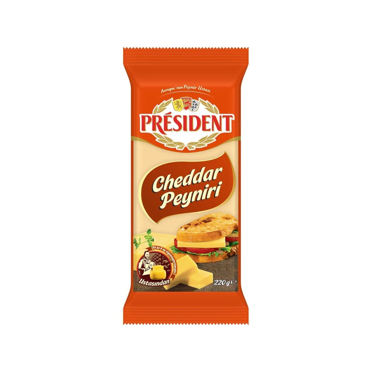 PRESIDENT CHEDDAR PEYNİR 220 GR