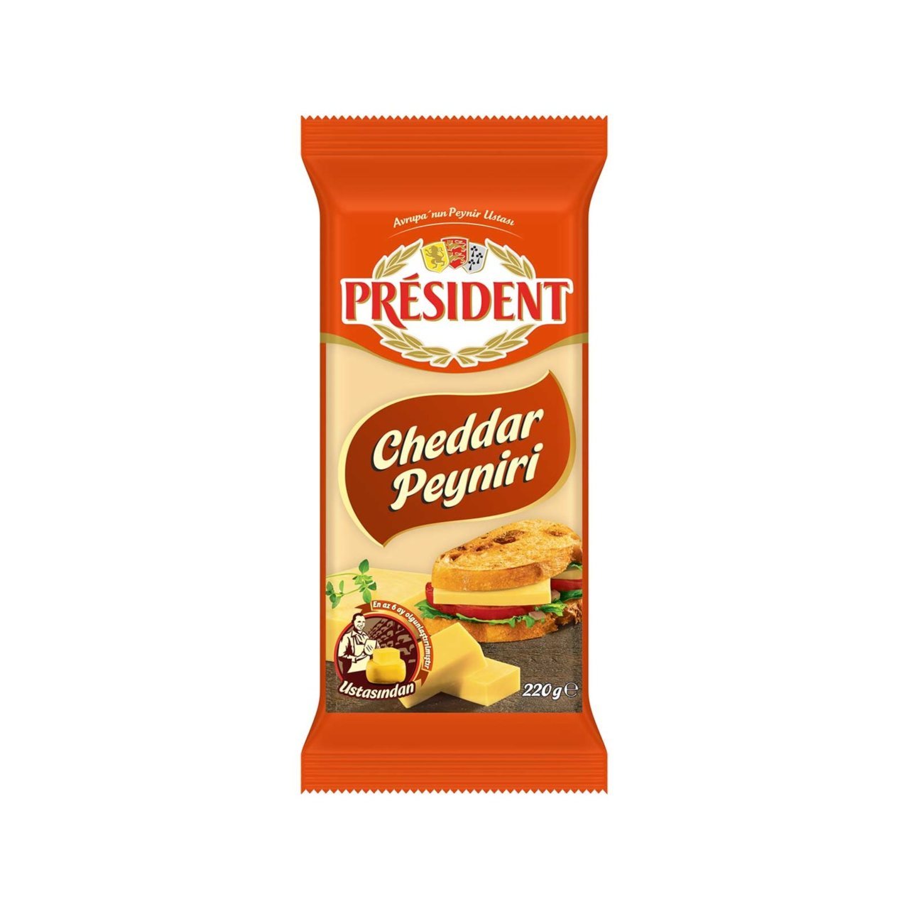 PRESIDENT CHEDDAR PEYNIR 220 GR