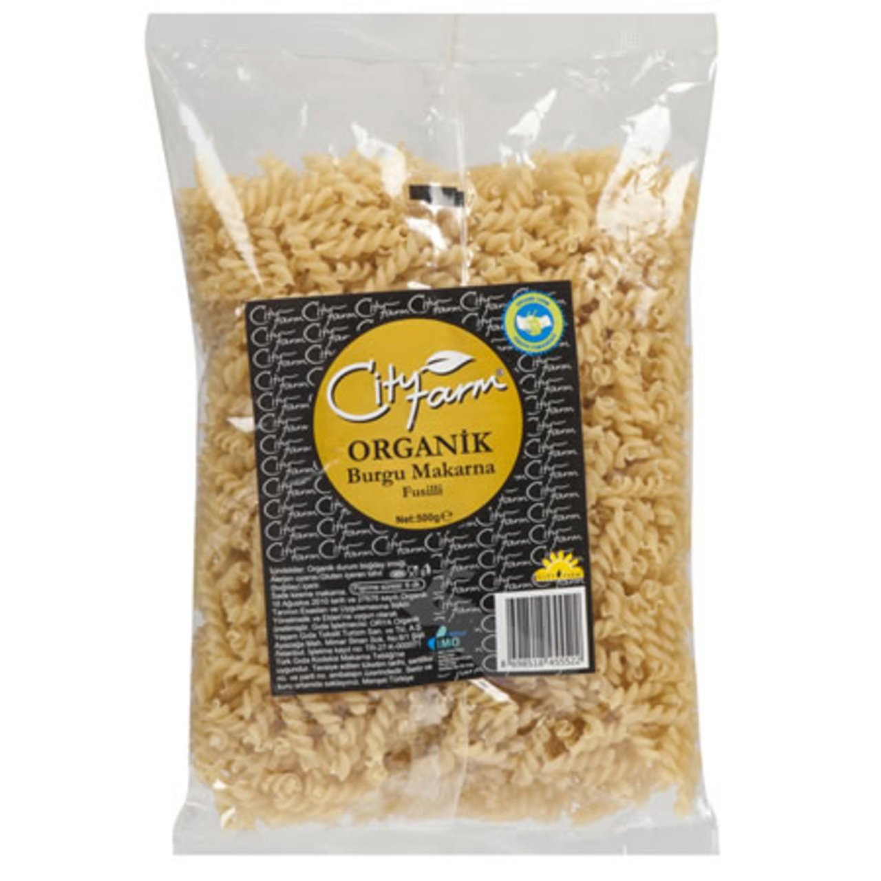 CİTY FARM ORGANİK MAKARNA BURGU 500GR