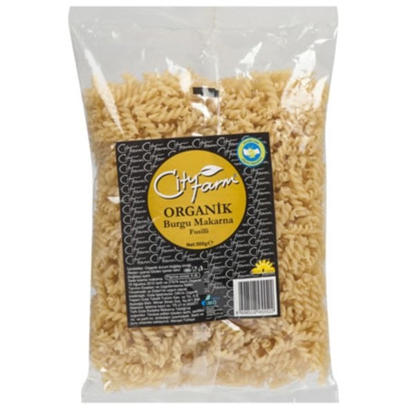 CİTY FARM ORGANİK MAKARNA BURGU 500GR