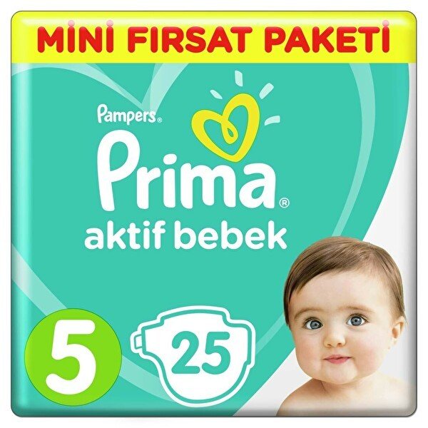 PRIMA AKTIF BEBEK BEZI NO:5 25 LI