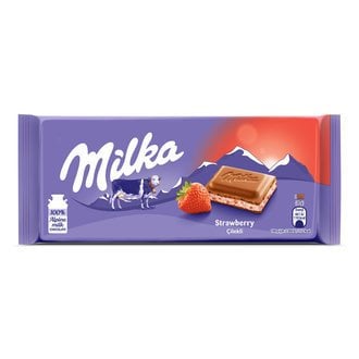 MILKA ÇİKOLATA ÇİLEK-YOĞURT 100 GR