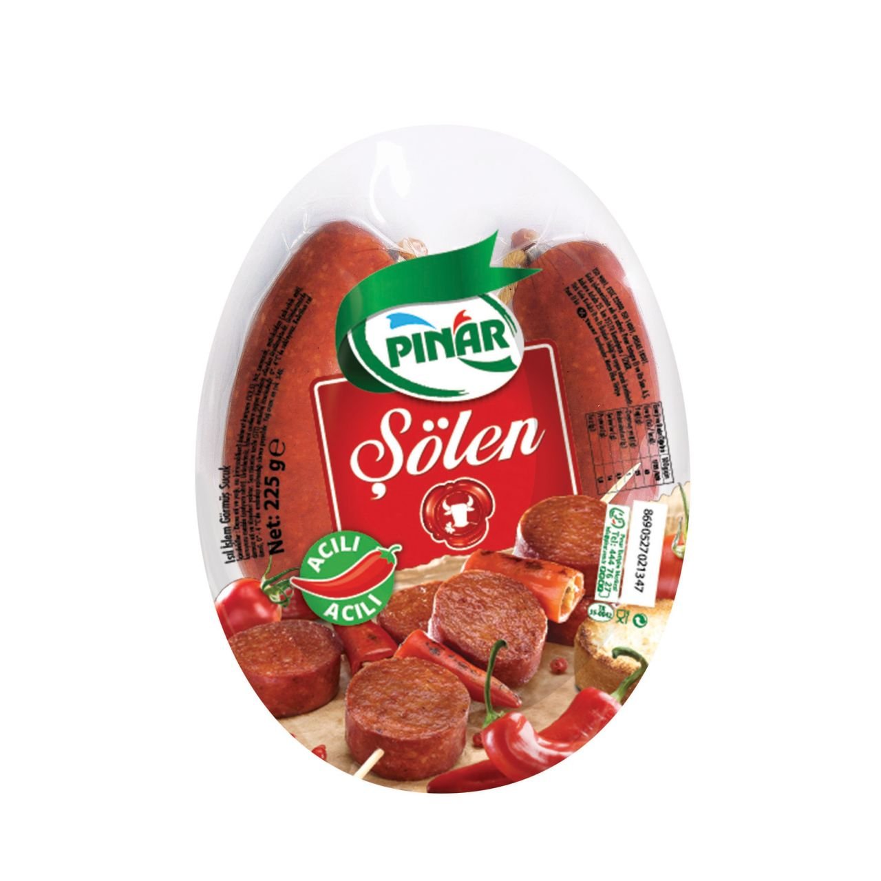PINAR SUCUK SÖLEN ACILI 225 GR