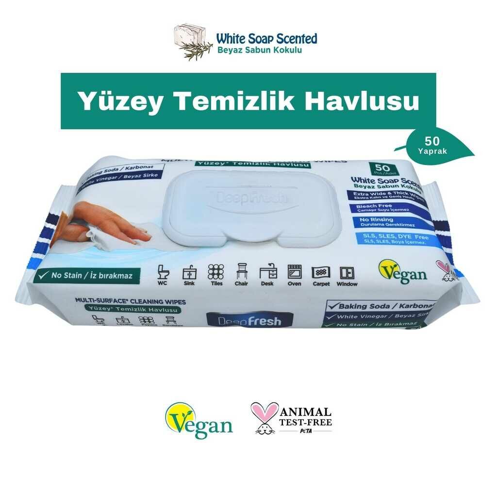 DEEPFRESH YÜZEY TEMIZLEME HAVLUSU 50' LI