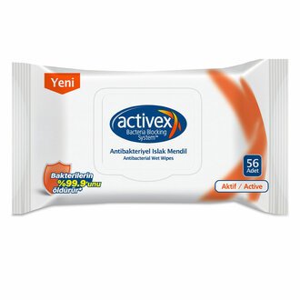 ACTİVEX ISLAK HAVLU 15Lİ HASSAS
