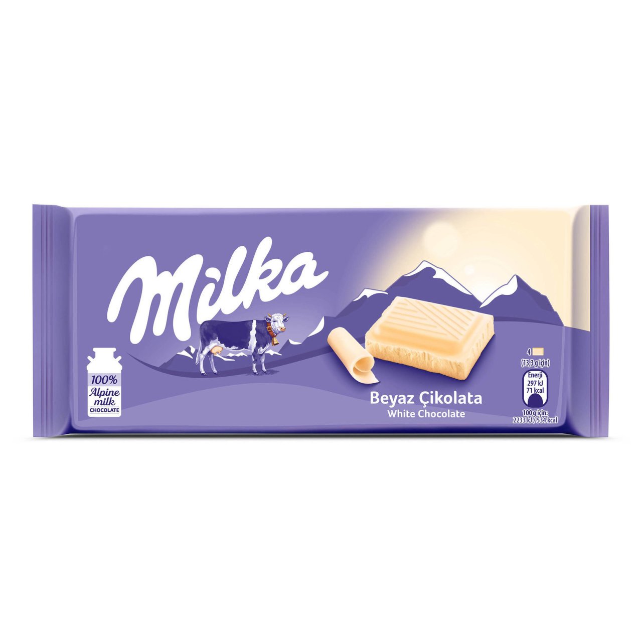 MILKA ÇİKOLATA BEYAZ 80 GR