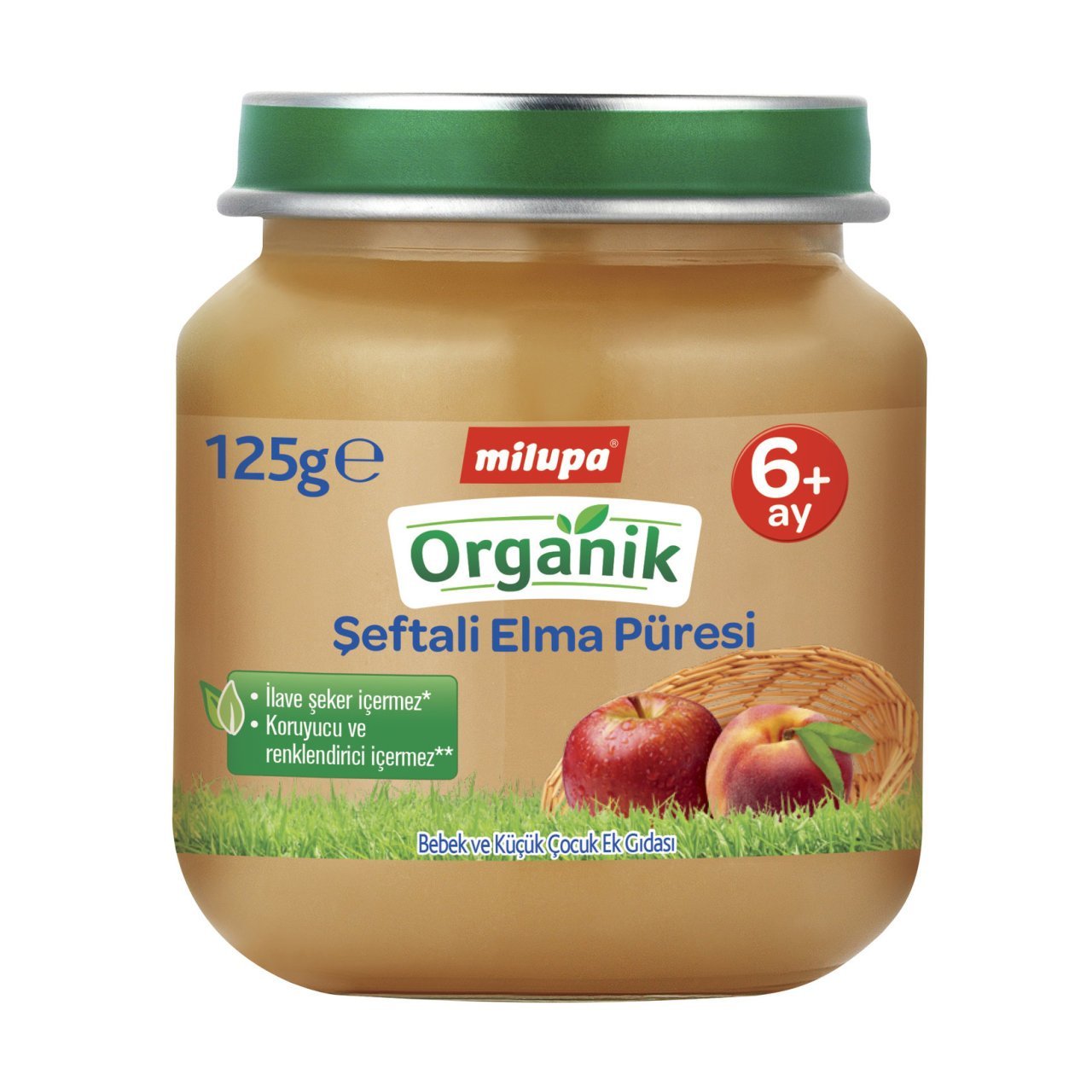 MILUPA ORGANIK SEFTALI-ELMA PÜRESI 125 GR
