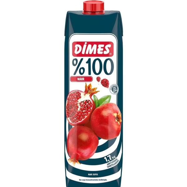 DİMES MEYVE SUYU NAR %100 1 LT