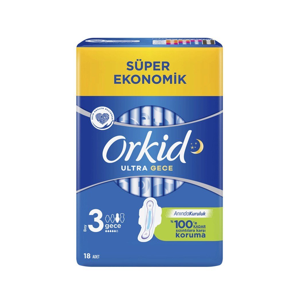 ORKID ULTRA EXTRA 4LÜ GECE 18Lİ