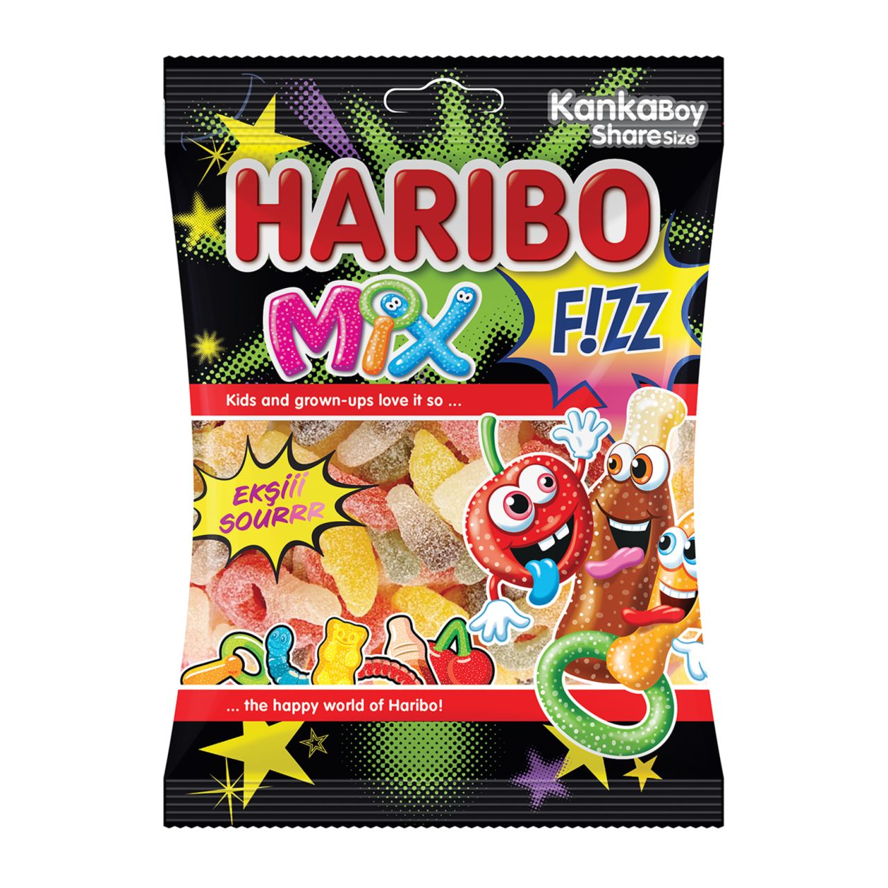 HARIBO FIZZ MIX 70 GR