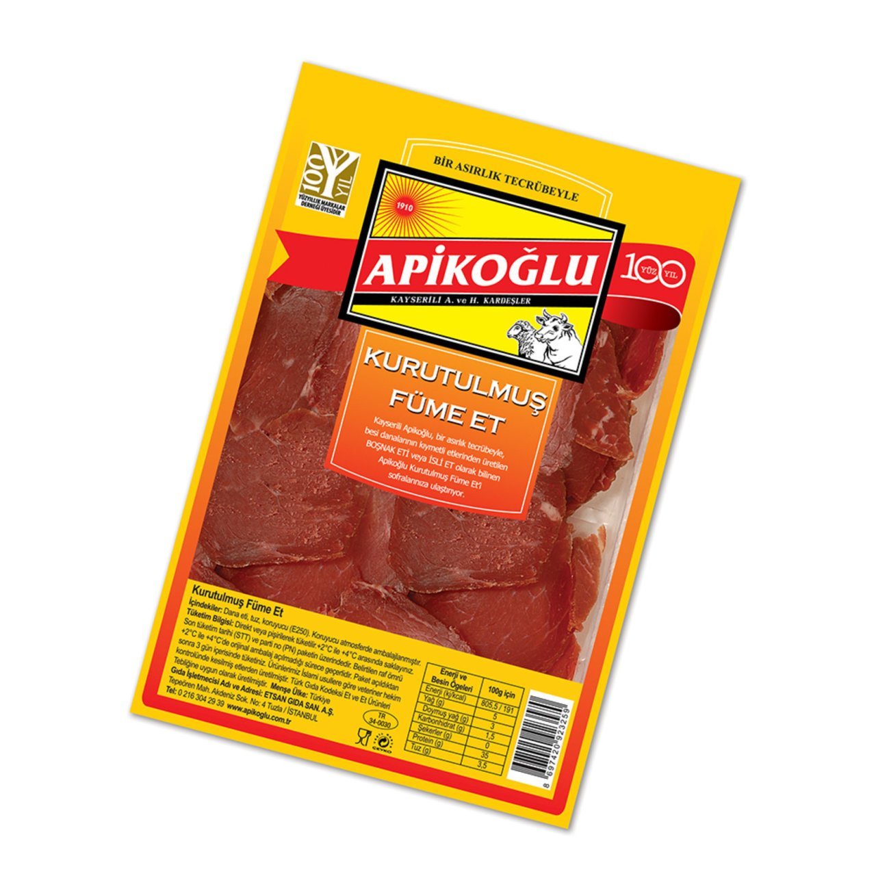 APIKOGLU KURU ET 100 GR