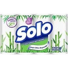 SOLO HAVLU 8 LI BAMBU ÖZLÜ