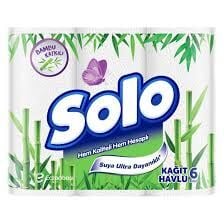 SOLO HAVLU 6 LI BAMBU ÖZLÜ