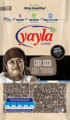 YAYLA CHİA TOHUMU 500 GR