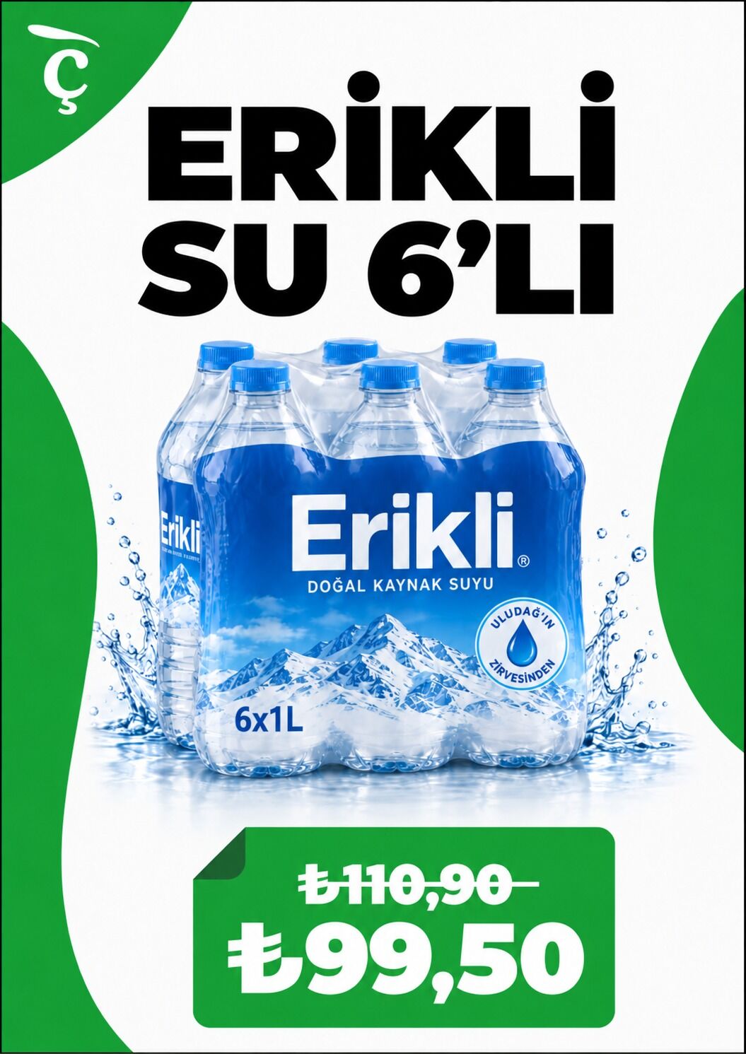 ERIKLI SU 6*1 LT