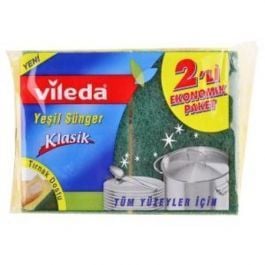 VİLEDA SÜNGER YEŞİL KLASİK 2 Lİ EKONOMİ