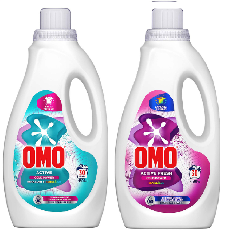 OMO SIVI 1500 ML COLD POWER ACTIVE RENKLI BEYAZ