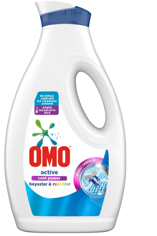 OMO SIVI 1500 ML COLD POWER ACTIVE RENKLI BEYAZ