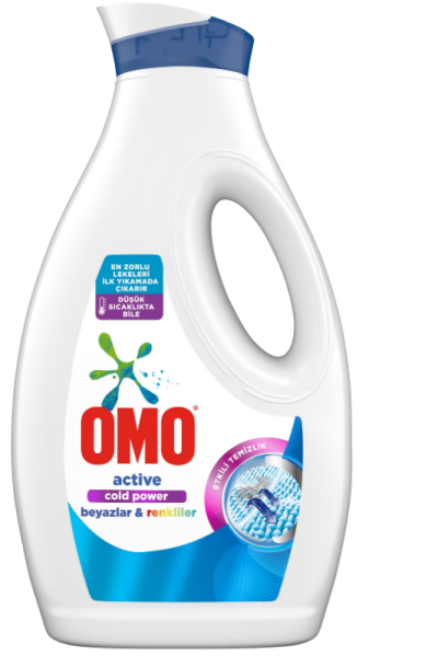 OMO SIVI 1500 ML COLD POWER ACTIVE RENKLI BEYAZ