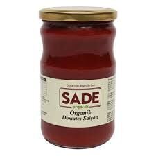 SADE ORGANIK DOMATES SALÇASI 650 GR