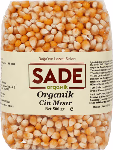 SADE ORGANIK CIN MISIR 500 GR