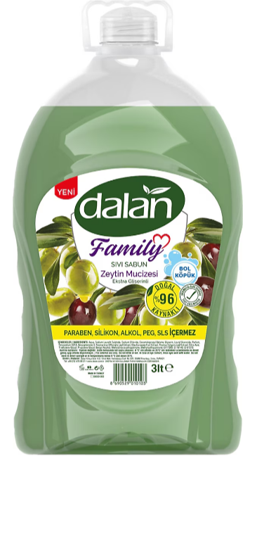 DALAN SIVI SABUN 3 LT ZEYTINYAGLI