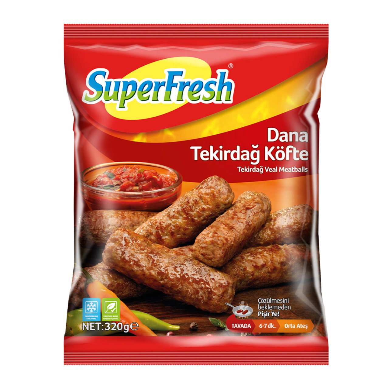 SUPERFRESH TEKİRDAĞ KÖFTE 320 GR