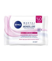 NIVEA MAKYAJ TEMIZLEME MENDIL KURU HASSAS 25 LI