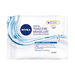 NIVEA MAKYAJ TEMİZLEME MENDİL NORMAL 25 Lİ