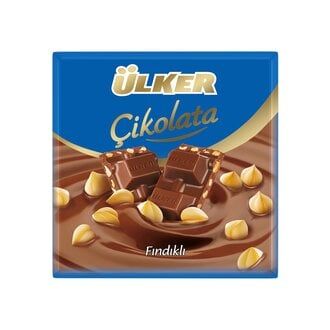 ÜLKER ÇIKOLATA KARE FINDIK 60 GR