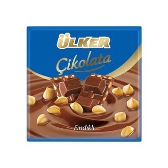ÜLKER ÇIKOLATA KARE FINDIK 60 GR
