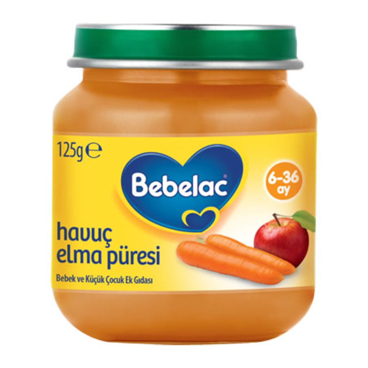 BEBELAC HAVUÇ ELMA PÜRESI 125 GR