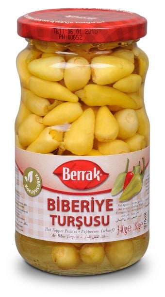 BERRAK BIBERIYE TURSU 340 GR