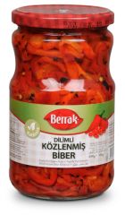 BERRAK KÖZLENMİŞ BİBER DİLİMLİ 720 GR