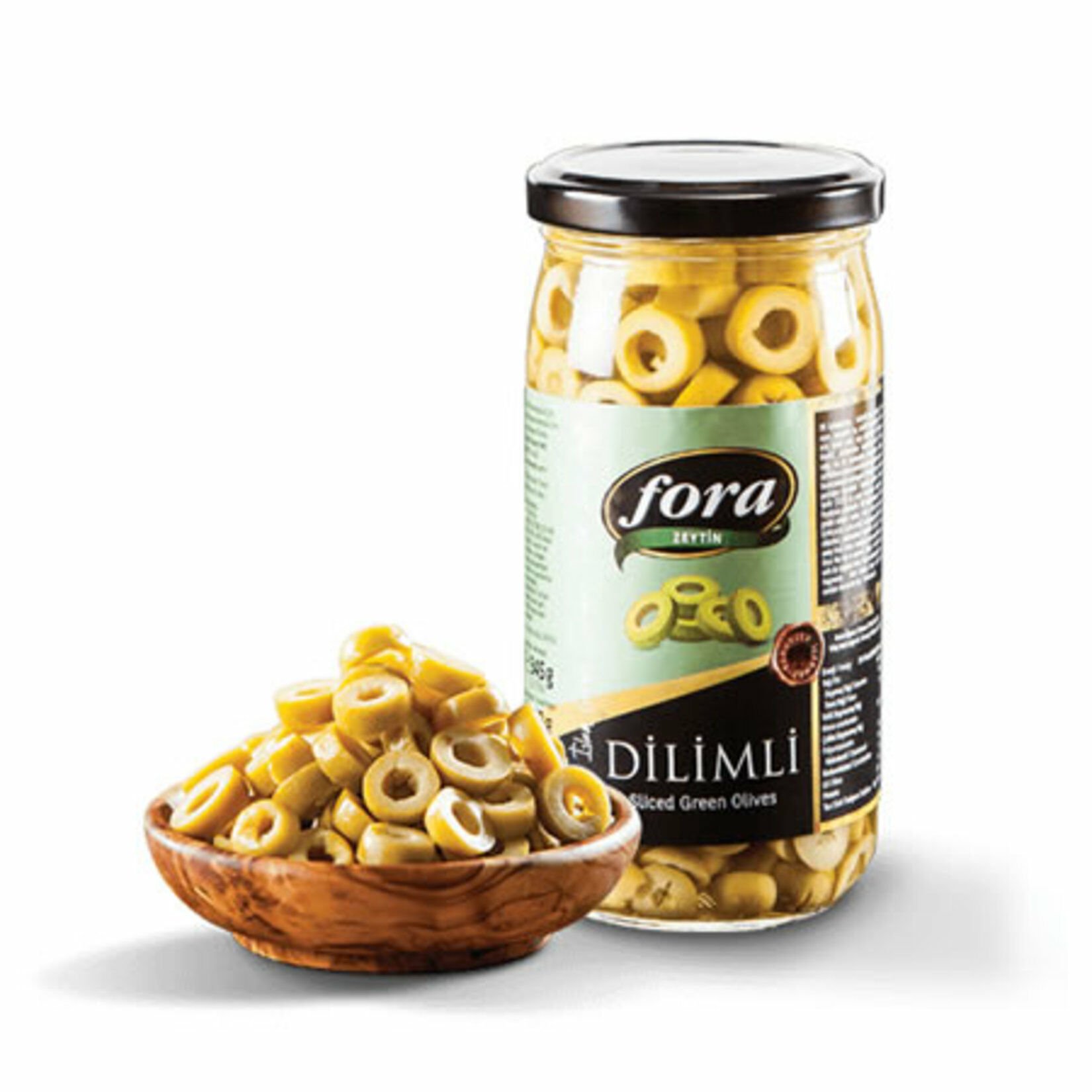 FORA YESIL ZEYTIN DILIMLI 345 GR