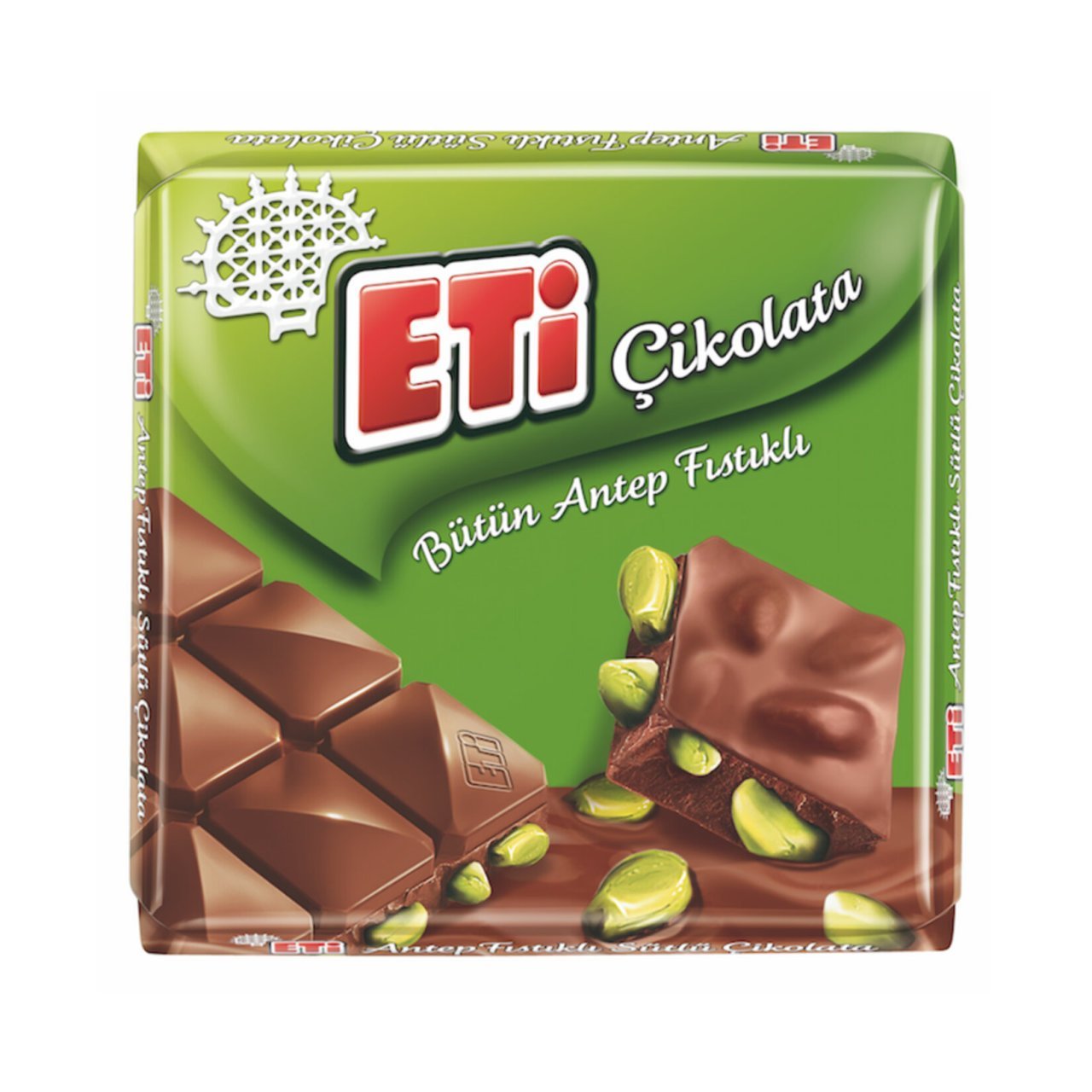 ETİ ÇİKOLATA ANTEP FISTIKLI KARE 60 GR