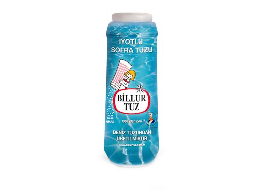BILLUR TUZ IYOTLU SOFRA TUZU KUTULU 500 GR