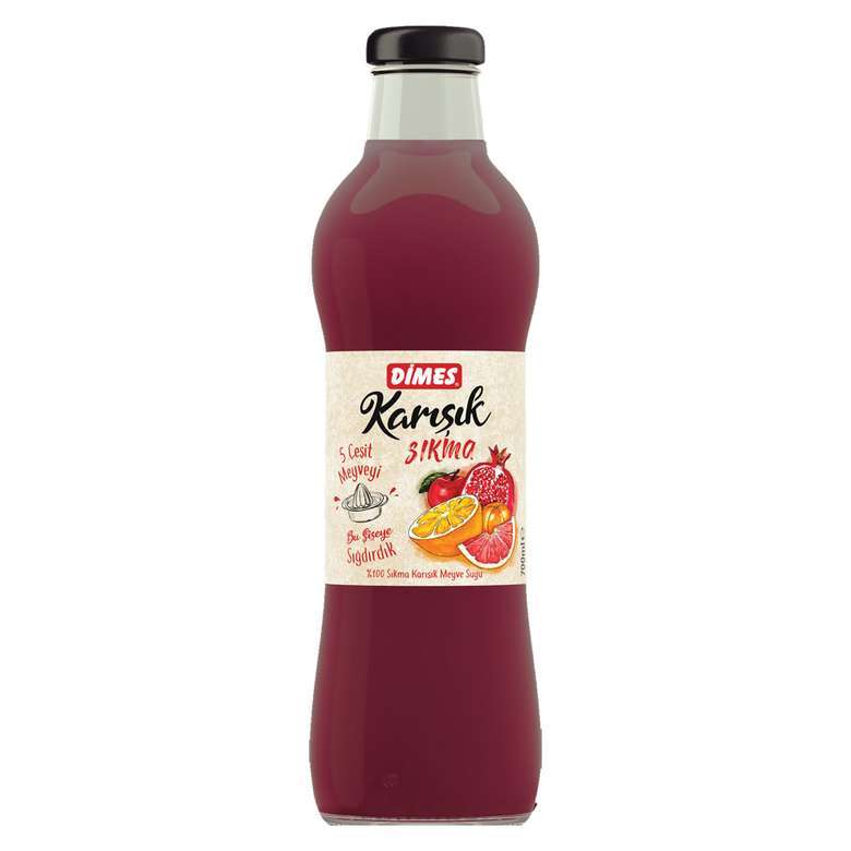DIMES MEYVE SUYU SIKMA KARISIK 700 ML